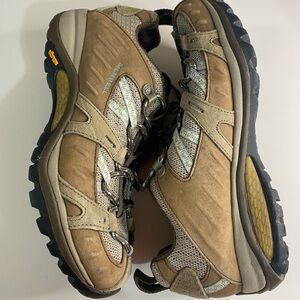 Merrell Siren Sport Hiking Shoes Women’s Size 7 Olive Tan Vibram